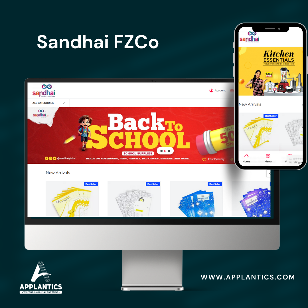 Sandhai Professional Website - Corporate Web Design by Applantics Sri Lanka