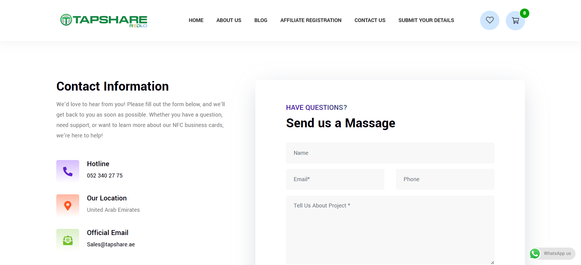 tapshare Portfolio Project - Web Design by Applantics