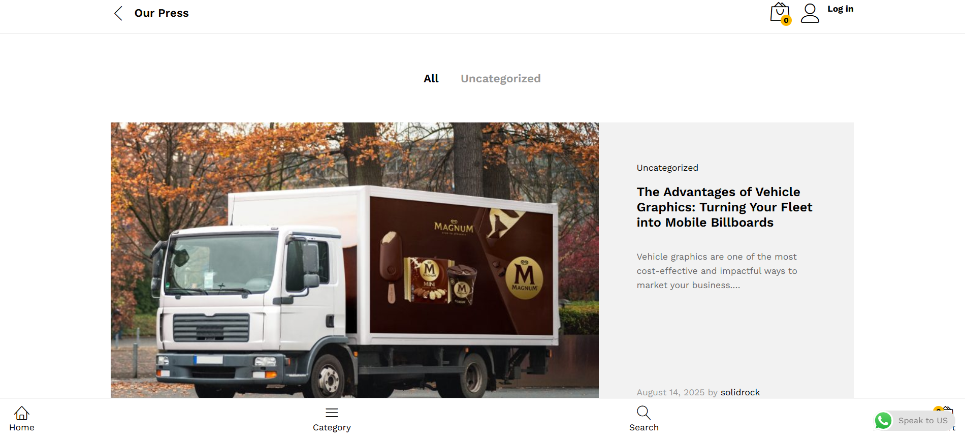 solidrock Portfolio Project - Web Design by Applantics