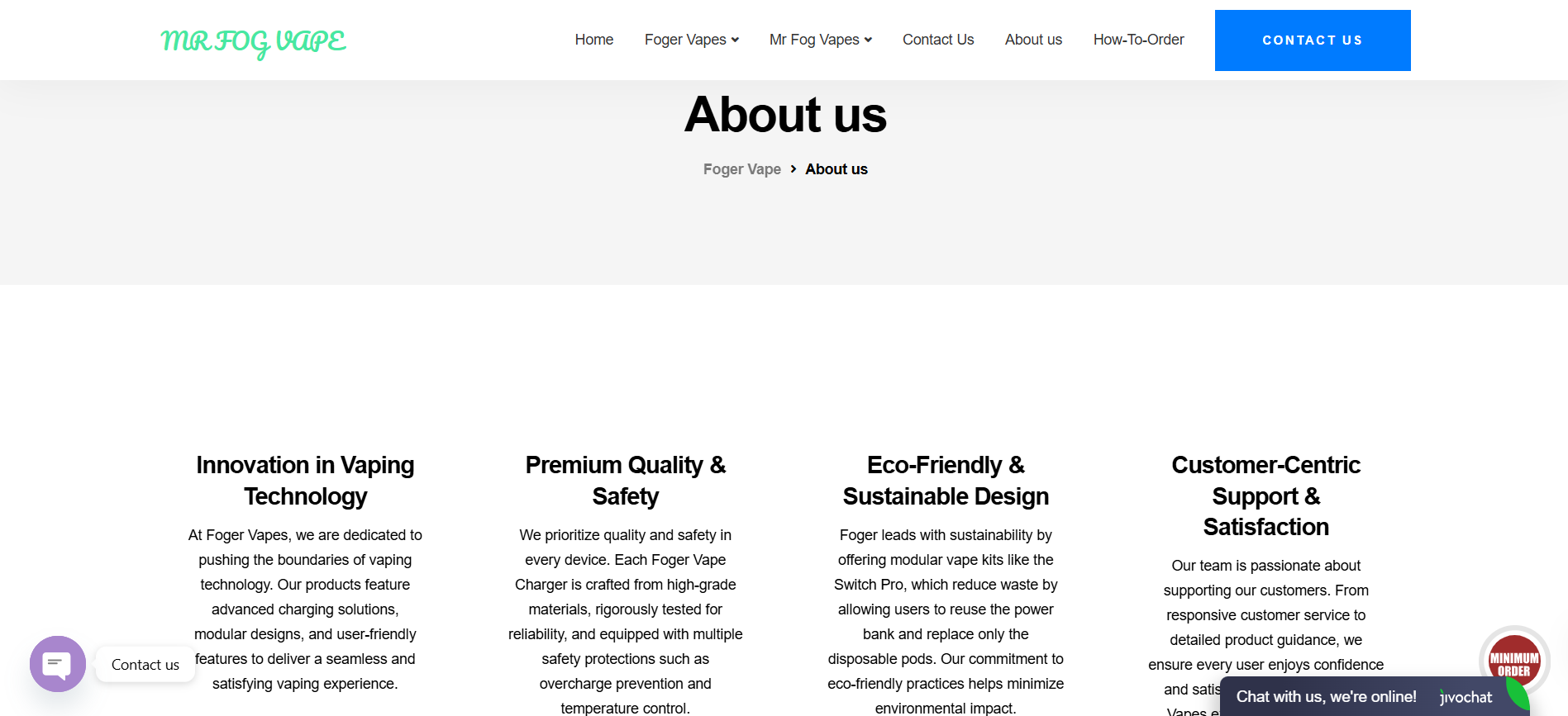 fog Portfolio Project - Web Design by Applantics