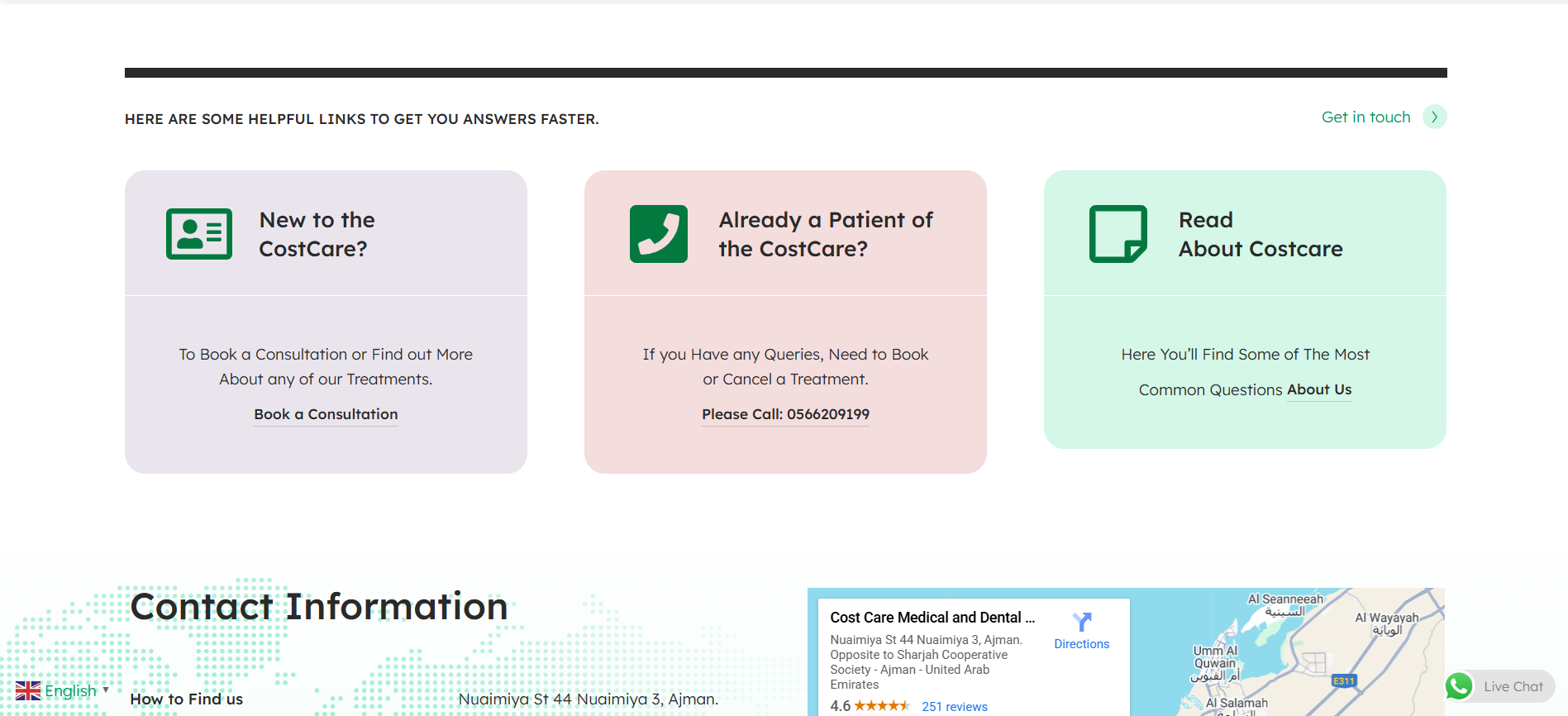 costcare Portfolio Project - Web Design by Applantics