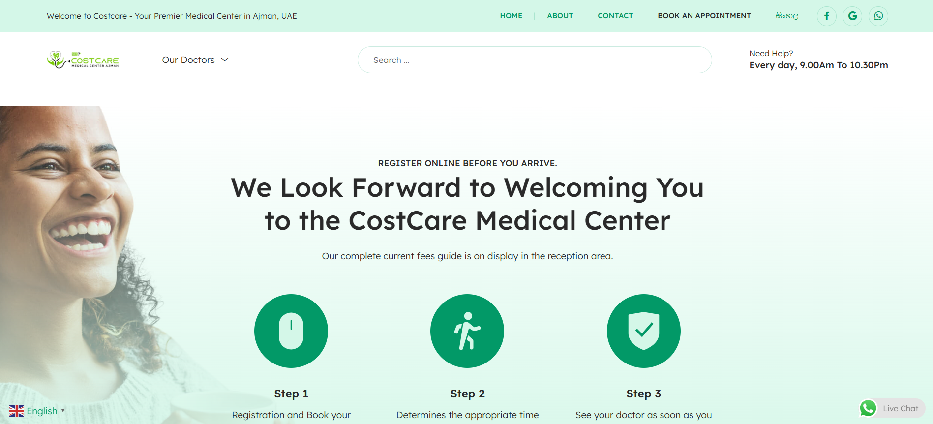 costcare Portfolio Project - Web Design by Applantics