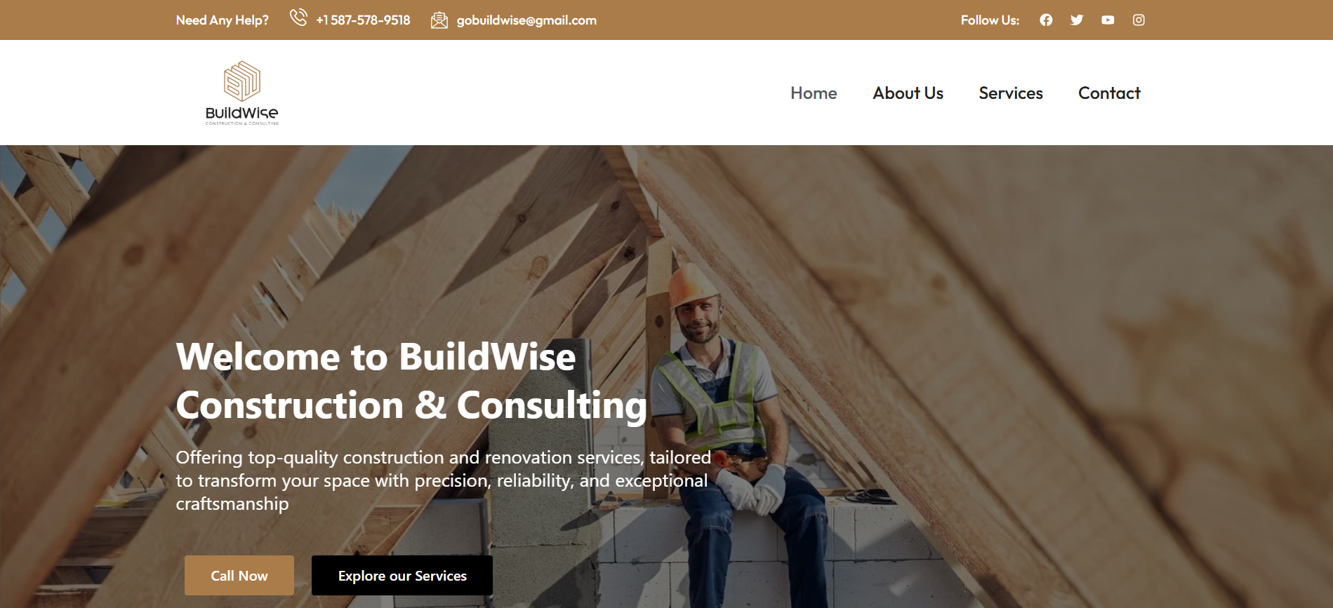 buildwise Portfolio Project - Web Design by Applantics
