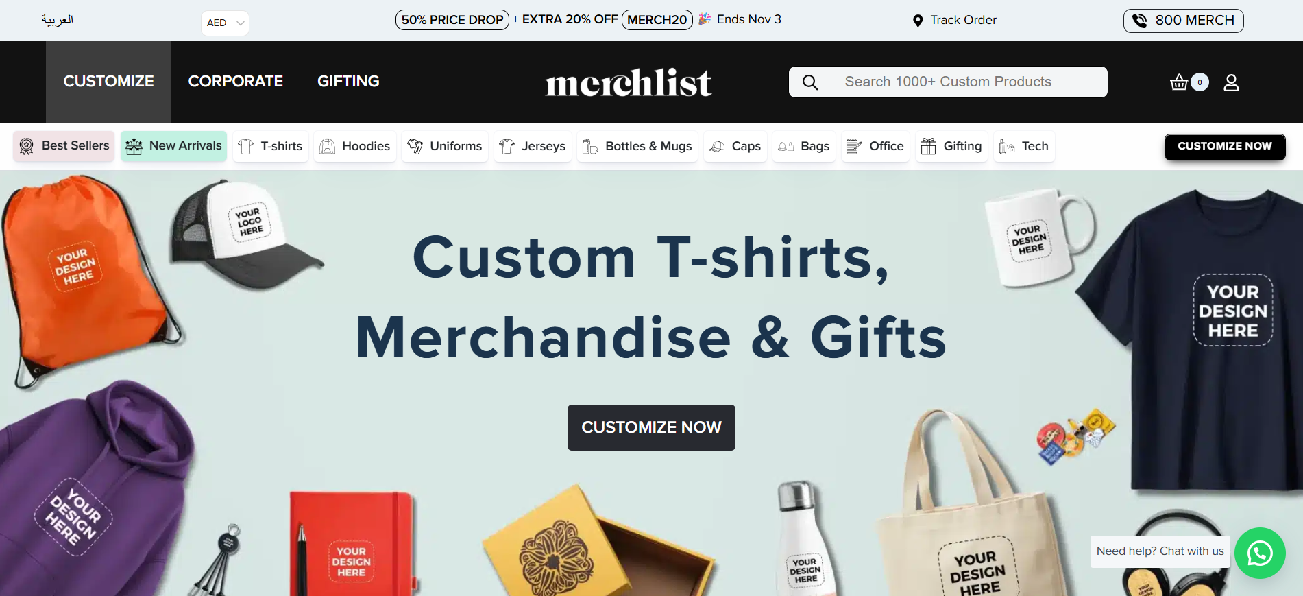 merchlist Portfolio Project - Web Design by Applantics